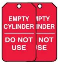 EMPTY CYLINDER DO NOT USE EMPTY CINDER NOT USE