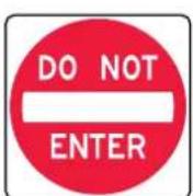 Panduit PCT-1081-B - Traffic Direction Signs - 10