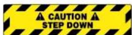 Panduit PCT-1081-B - Non-Slip Floor Signs - 45