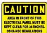 Panduit PCT-1081-B - Keep multiple safety signs for on-the-spot placement. - 4