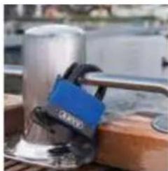 Panduit PCT-1081-B - Weatherproof Padlock - 2