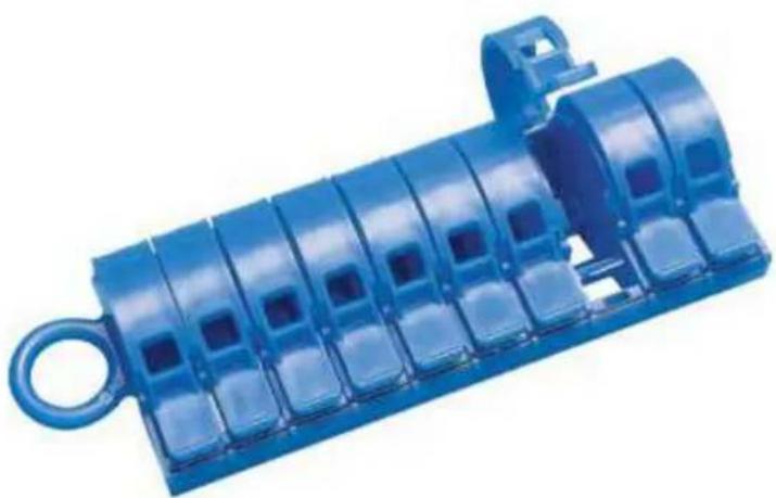 Panduit PCT-1081-B - Pre-Printed Wire/Cable Marker Tape Dispenser - 1
