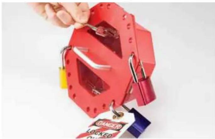 Panduit PCT-1081-B - Small, portable group lock box goes with you on the job – from the office to the production floor. - 1