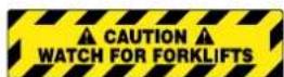 Panduit PCT-1081-B - Non-Slip Floor Signs - 44