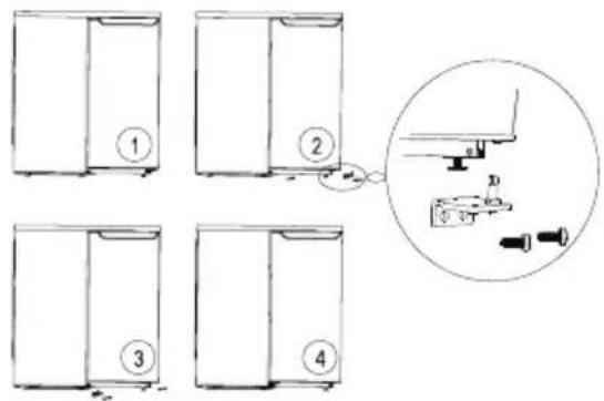 HAIER HTTL-508W - Porte réversible - 1
