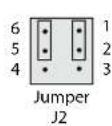 AJA RH10MD - Jumper J2 Settings - 2