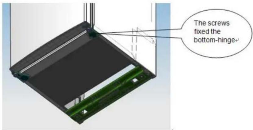 Meireles MFF 251 W - Reversing the Door Swing - 7