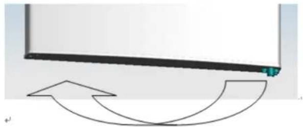 Meireles MFF 251 W - Reverter abertura de porta - 7