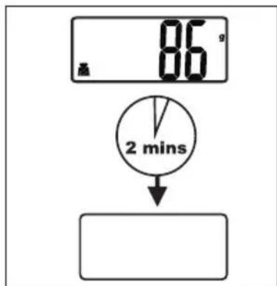 86 g 2 mins