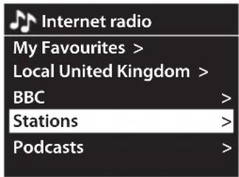 Internet radio My Favourites > Local United Kingdom > BBC > Stations > Podcasts >