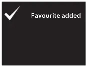 Favourite added
