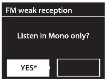 FM weak reception Listen in Mono only? YES*