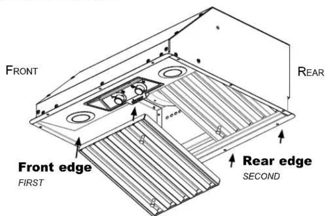 Dacor RNIVSR1 - Inserting the Filters - 3