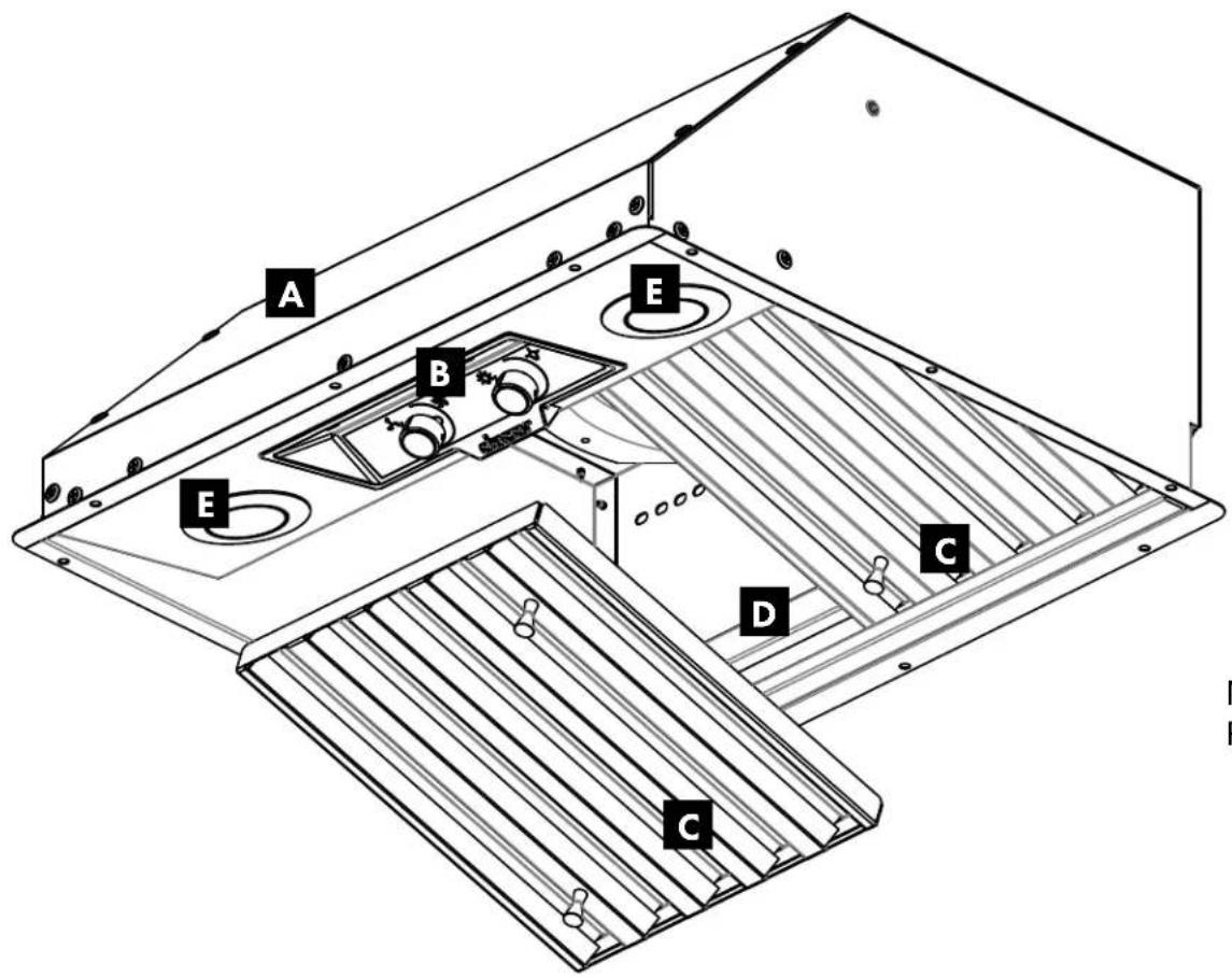 Dacor RNIVSR1 - Parts of the RNIVS - 1