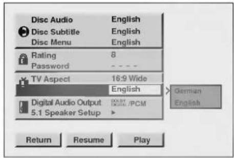 LG DVD-2280P - I SETUP-skjermbildet - 5