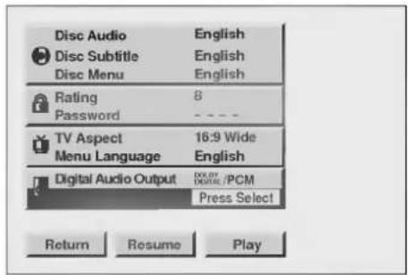 LG DVD-2280P - I SETUP-skjermbildet - 3