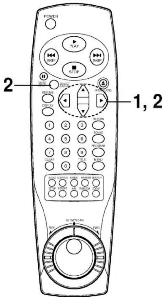 LG DVD-2280P - Sette ratingnivå for anbefalt aldersgruppe og passord (Bare DVD) - 1