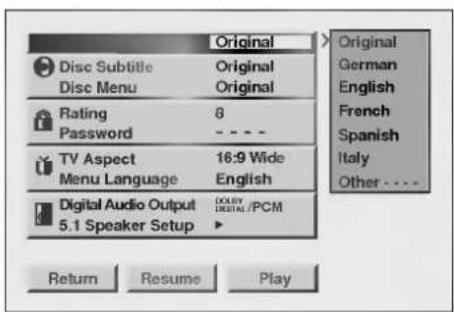 LG DVD-2280P - Vanlig framgangsmåte ved førstegangs innstilling - 2