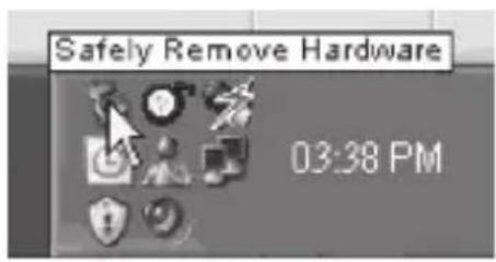 Logik L2GMP409 - Disconnecting the USB Cable - 1