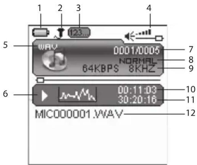 Logik L2GMP409 - Voice Recording Playback - 2