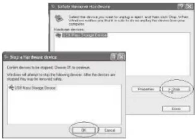 Logik L2GMP409 - Disconnecting the USB Cable - 2