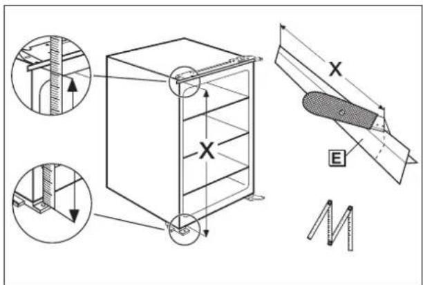 JUNO JKE4435 - Detaching the appliance door - 7