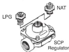 Summit TTM21027BRSW - Convertible Pressure Regulator - 2