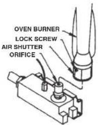 Summit TTM21027BRSW - Oven Burner Air Shutter Adjustment - 1