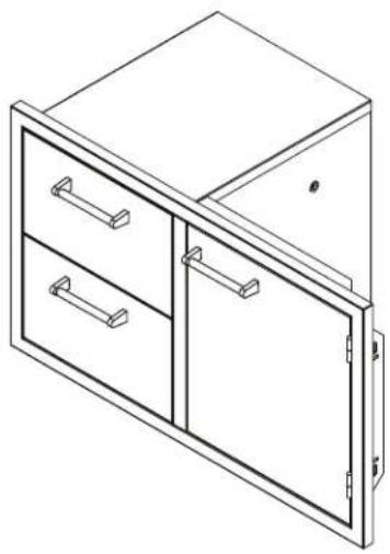VIKING VOADS5241SS - VOADDR5361 - 36" DOOR / DRAWER - 2
