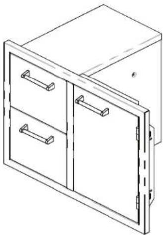 VIKING VOADS5241SS - VOADDR5301 - 30" DOOR / DRAWERS - 2