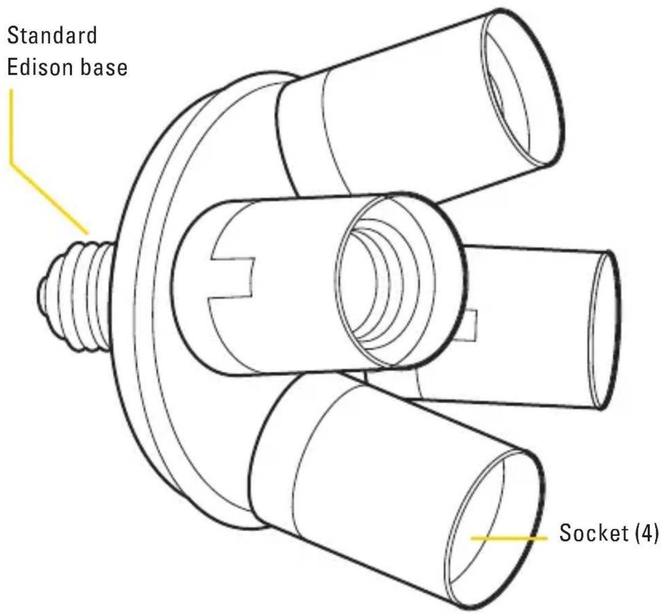 Standard Edison base Socket (4)