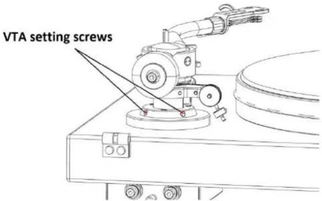 PRO-JECT 2Xperience SB S - Adjusting the vertical tracking angle (vta) - 1