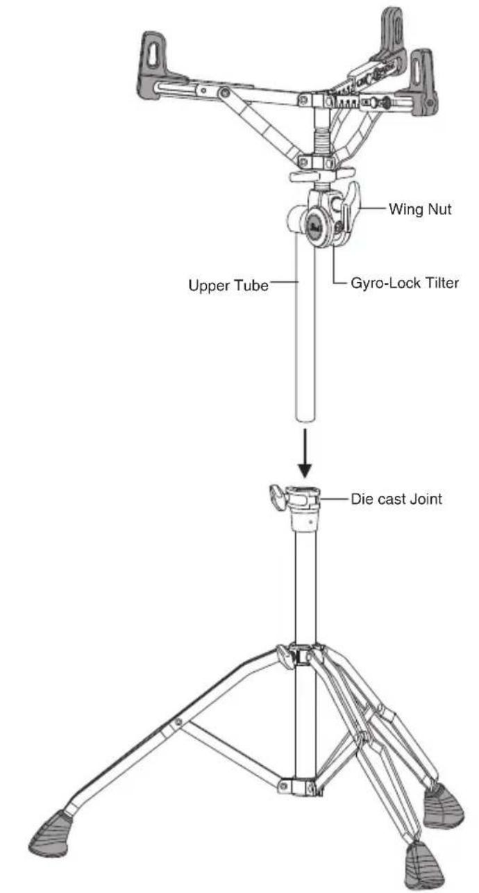 Wing Nut Gyro-Lock Tilter Upper Tube Die cast Joint