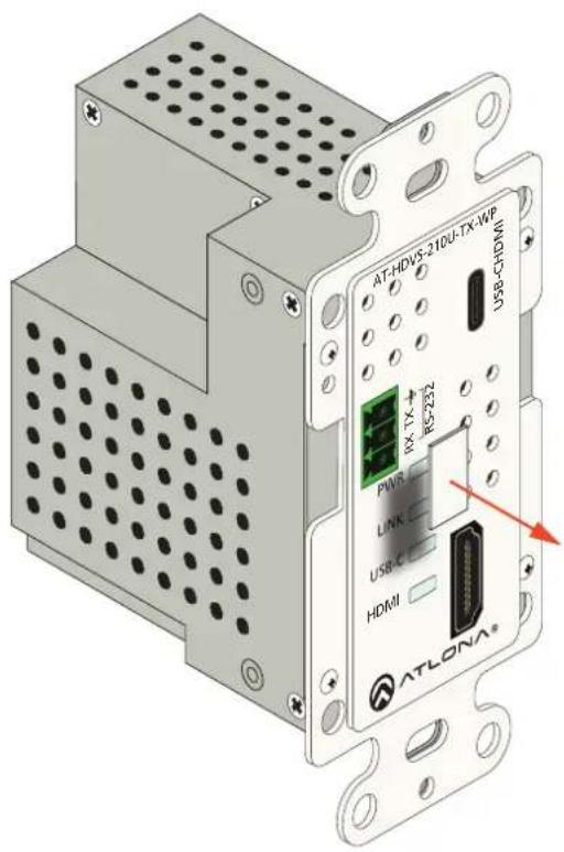 AT-HDVS-210U-TX-WP USB-CHDN RX-TX- RS-232 PWM LINK USB-C HDMI ATLONA®