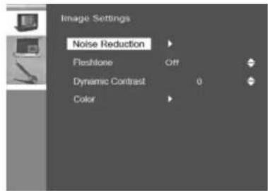 Image Settings Noise Reduction Fleshlone Off Dynamic Contrast 0 Color