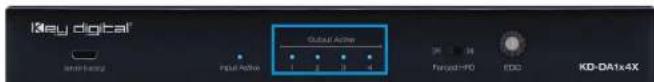 Key Digital KD-DA1x2X - Input Active LED button - 1