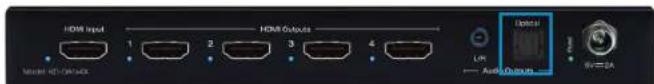 Key Digital KD-DA1x2X - Analog L/R Audio Output - 1