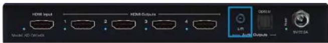 Key Digital KD-DA1x2X - HDMI Input/Output Port Specifications - 1