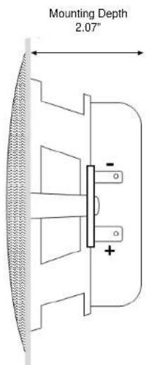 Mounting Depth 2.07"