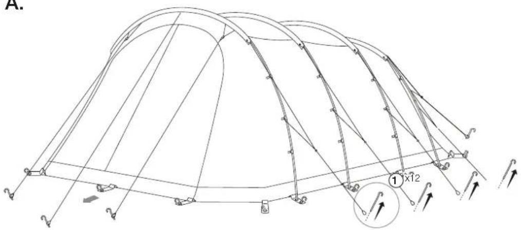 Vango Joro 450 - TAKING DOWN & PACKING - 1