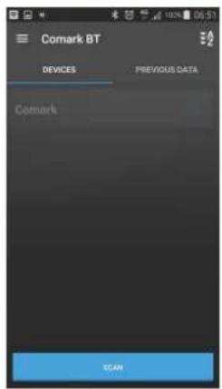 Comark COMBT1 - Operation of the App (continued) - 1