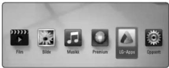 Film Bilde Musikk Premium LG-Apps Oppsett