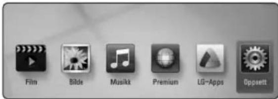 Film Bilde Musikk Premium LG-Apps Oppsett