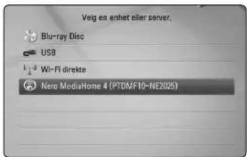 Veig en enhet eller server. Blu-ray Disc USB Wi-Fi direkte Nero MediaHome 4 (PTDMF10-NE2025)
