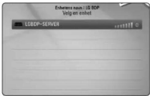 Enhetens navn : LG BOP Veig en enhet LGBOP-SERVER