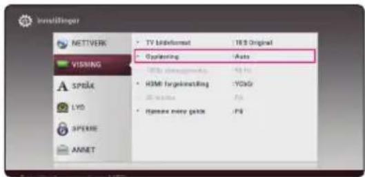 LG BP530N - Innstille oppløsningen - 1