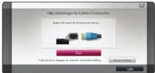 Folg veilodringen for å kable til nettverket. Kable LAN mutel til nettverket belning. Start Trykt på devices knappes på avræsent nettverketsnelling. Autoverketsning LabX