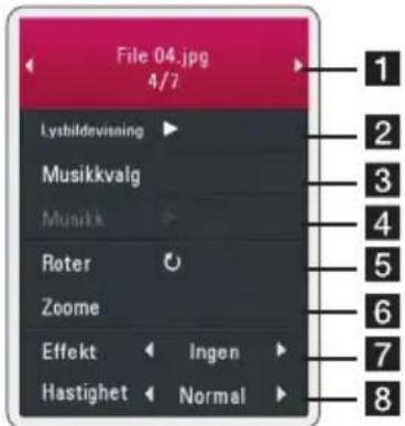 File 04.jpg 4/7 Lysbildevisning Musikkvalg Musikk Roter Zoome Effekt Ingen Hastighet Normal