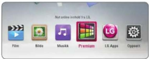 Nyt online inhold fra LG. Film Bilde Musikk Premium LG Apps Oppsett