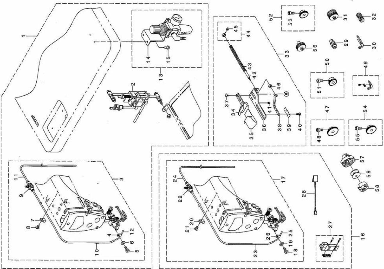 Union Special DLN6390 - ACCESSORIE PARTS COMPONENTS - 3